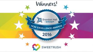 SweetRush wins Brandon Hall award.