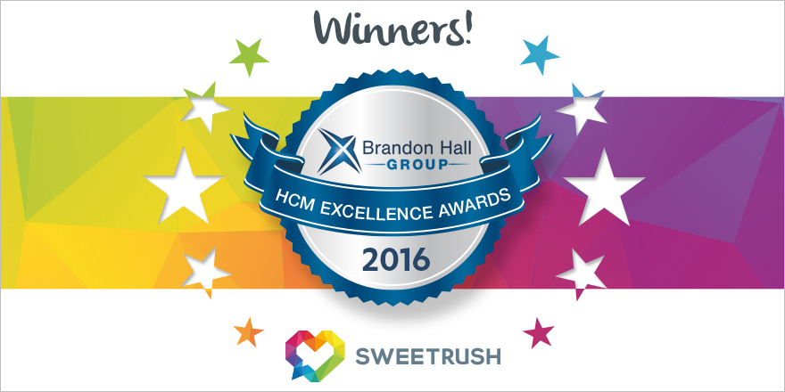 SweetRush wins Brandon Hall award.