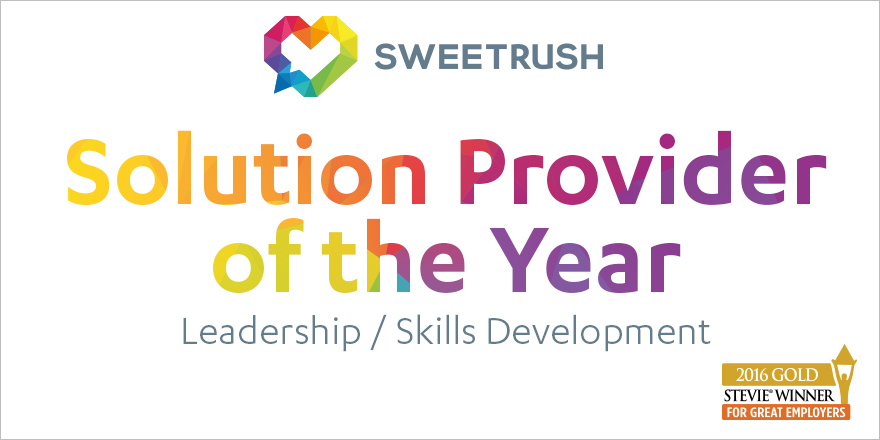 sweetrush solution provider of the year stevie award