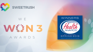 SweetRush won 3 Digital Health Awards