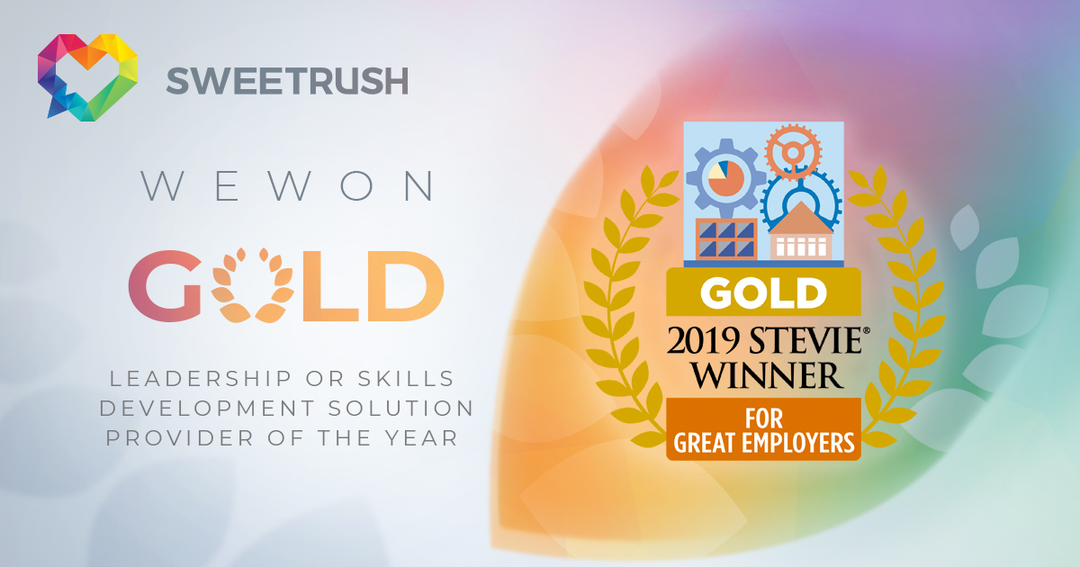 SweetRush a Gold “Great Employer” Among 2019 Stevie Award® Winners