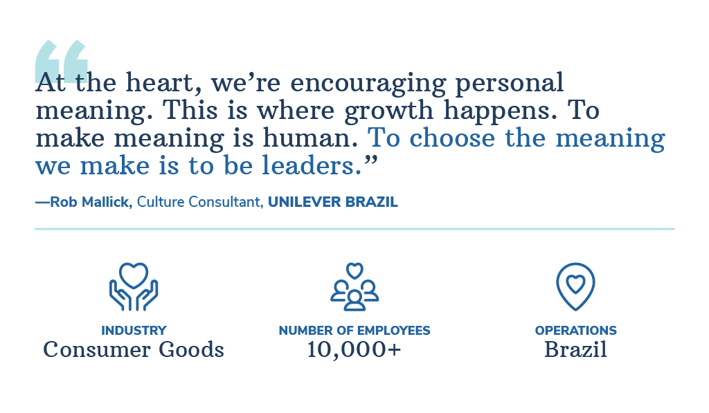 Cultural Change Unilever Brazil Quote