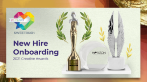 SweetRush Wins Three Creative Awards for New Hire Onboarding