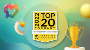 SweetRush earns a place on Training Industry's Top 20 Custom Content Development Companies list