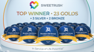 SweetRush wins 23 Golds at Brandon Hall Awards 2022